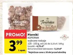 Intermarche Pierniki różne rodzaje Kopernik oferta