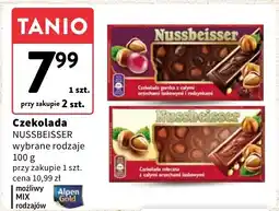 Intermarche Czekolada Nussbeisser różne rodzaje oferta