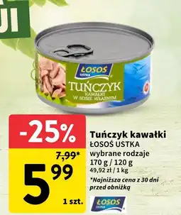 Intermarche Tuńczyk kawałki różne rodzaje Łosoś Ustka oferta