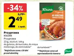 Intermarche Przyprawa Knorr różne rodzaje oferta