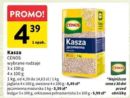 Intermarche Kasza Cenos różne rodzaje oferta