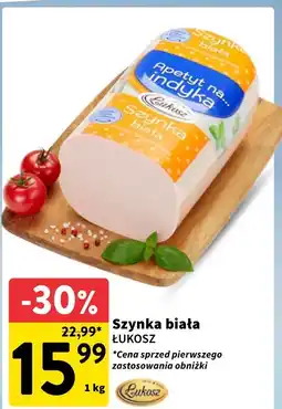 Intermarche Szynka biała Łukosz oferta