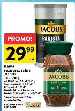 Intermarche Kawa rozpuszczalna Jacobs oferta