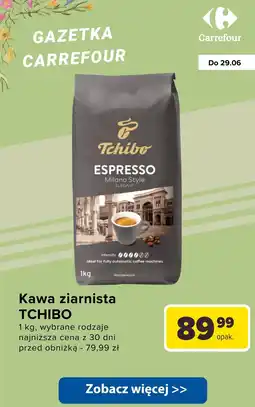 Carrefour Kawa ziarnista Tchibo Espresso Milano Style oferta