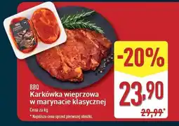ALDI Karkówka wieprzowa w marynacie klasycznej BBQ (MIĘSO) oferta