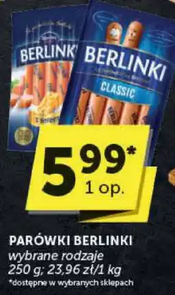 Groszek Parówki Berlinki oferta