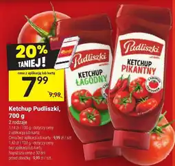 Twój Market Ketchup Pudliszki łagodny/pikantny 700g oferta