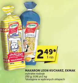 Groszek Makaron Leon Kucharz, Ekmak oferta