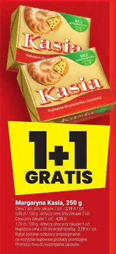 Twój Market Margaryna Kasia 250g 1+1 GRATIS oferta