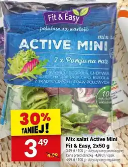 Twój Market Mix sałat Active Mini 2x50 g Fit & Easy oferta