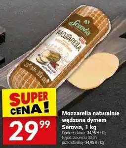 Twój Market Ser mozzarella naturalnie wędzona dymem Serovita oferta