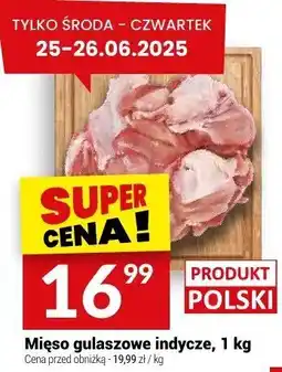 Twój Market Mięso gulaszowe indycze, 1 kg Twój Market oferta