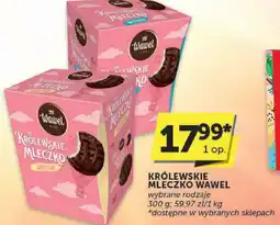 Groszek Ciastka Królewskie Mleczko Wawel wybrane rodzaje oferta