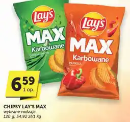 Groszek Chipsy Lay's Max wybrane rodzaje oferta