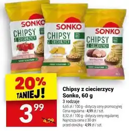 Twój Market Chipsy z ciecierzycy Sonko oferta