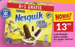 Twój Market Lody Nesquik kakao-wanilia Nestlé oferta
