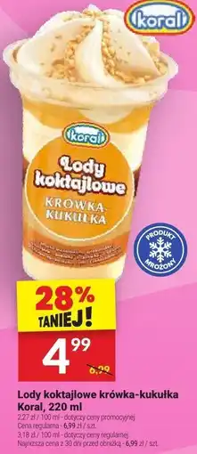 Twój Market Lody koktajlowe krówka-kukułka Koral oferta