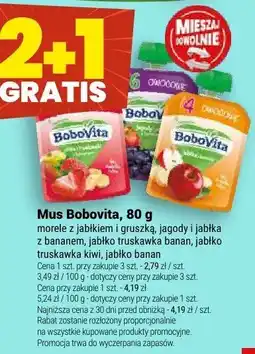 Twój Market Mus Bobovita, wybrane rodzaje oferta
