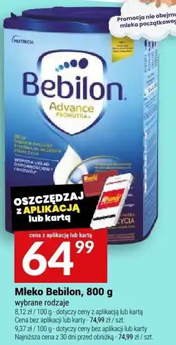 Twój Market Mleko Bebilon 800 g, wybrane rodzaje oferta