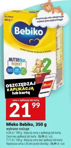 Twój Market Mleko Bebiko 350 g, wybrane rodzaje oferta