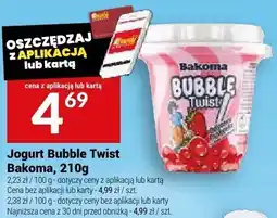 Twój Market Jogurt Bubble Twist Bakoma oferta