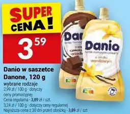 Twój Market Deser Danio, wybrane rodzaje Danone oferta