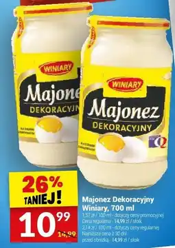 Twój Market Majonez dekoracyjny Winiary oferta
