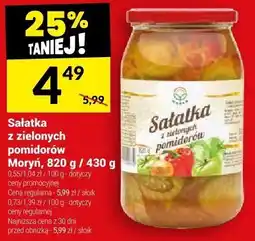 Twój Market Sałatka z zielonych pomidorów Moryn oferta