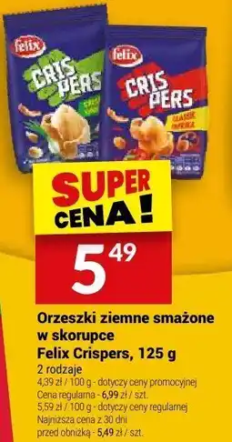 Orzeszki ziemne smażone i solone Felix Crispers
