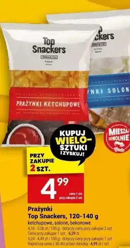 Twój Market Prażynki Top Snackers ketchupowe/solone/bekonowe oferta
