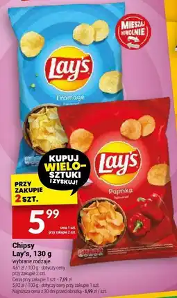 Twój Market Chipsy Lay's Fromage/Paprika oferta
