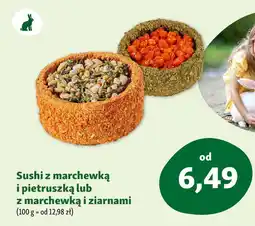 Maxi Zoo Sushi z marchewką i pietruszką lub z marchewką i ziarnami oferta