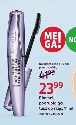 Rossmann Tusz do rzęs Rimmel oferta