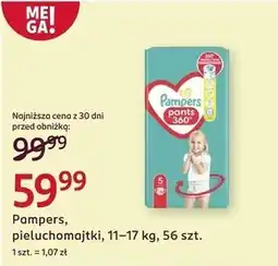 Rossmann Pieluchomajtki Pampers oferta