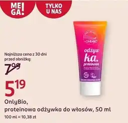 Rossmann Odżywka do włosów OnlyBio oferta