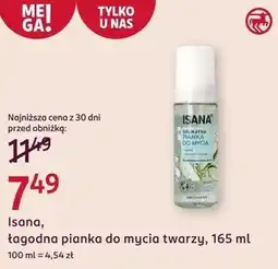 Rossmann Pianka do mycia Isana oferta