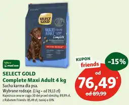 Maxi Zoo SELECT GOLD Complete Maxi Adult sucha karma dla psa oferta