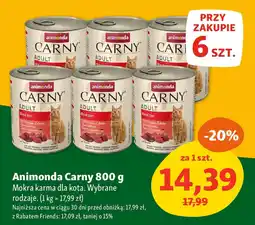 Maxi Zoo Animonda Carny Mokra karma dla kota oferta