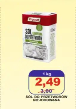 Primus Sól do przetworów niejodowana Prymat oferta