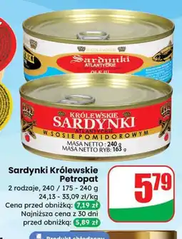 Dino Sardynki Królewskie Petropat oferta