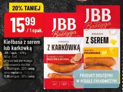 Polomarket Kiełbasa z serem lub karkówką JBB oferta