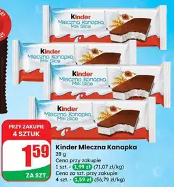 Dino Baton Kinder Mleczna Kanapka oferta
