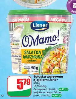 Dino Sałatka warzywna z jajkiem Lisner oferta