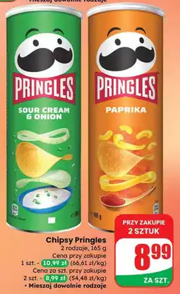 Dino Chipsy Pringles Sour Cream & Onion, Paprika oferta