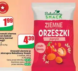 Dino Orzeszki ziemne w skorupce Bakaliowy Snack papryka oferta