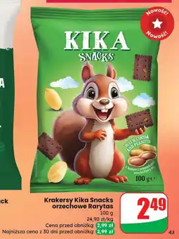 Dino Krakersy Kika Snacks orzechowe Rarytas oferta