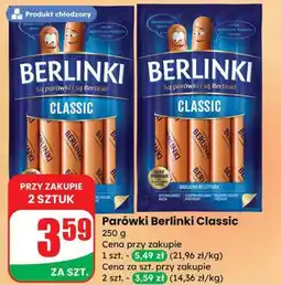 Dino Parówki Berlinki Classic oferta