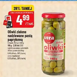 Polomarket Oliwki zielone nadziewane pastą paprykową Vera oferta