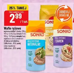 Polomarket Wafle ryżowe Sonko wybrane rodzaje oferta