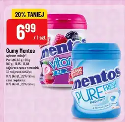 Polomarket Gumy Mentos Pure Fresh i Vital wybrany rodzaj oferta